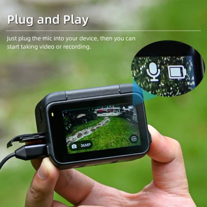 Für Insta360 Ace / Ace Pro Lavalier Clip Typ-C Aufnahmemikrofon, Lavalier Clip Microphone – Bild 3