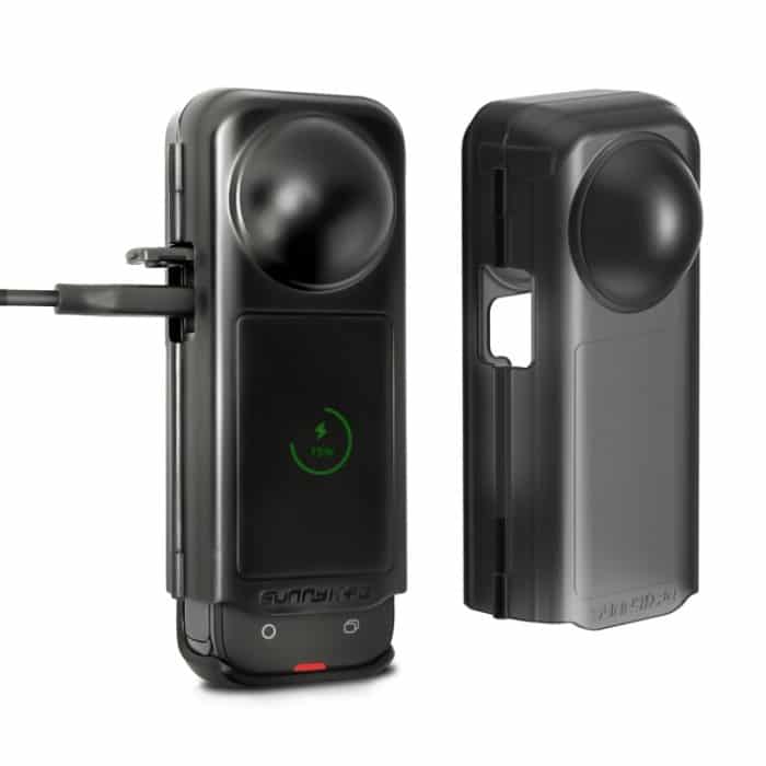 Für Insta360 X4 Sunnylife Integriertes Objektiv Bildschirm Kamera Abdeckung Schutz Bildschirm Schutzhülle, Lens Screen Protective Cover Compatible Version – Bild 1