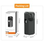 Für Insta360 X4 Sunnylife Integriertes Objektiv Bildschirm Kamera Abdeckung Schutz Bildschirm Schutzhülle, Lens Screen Protective Cover Compatible Version – Bild 11