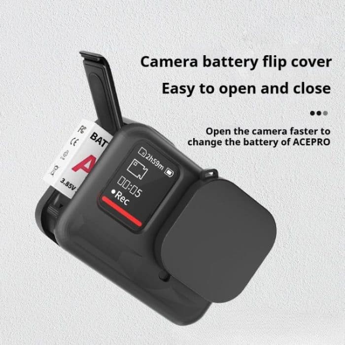 For Insta360 Ace Pro Silicone Protective Case with Wrist Strap & Lens Cover, For Insta360 Ace Pro – Bild 7