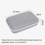 For Insta360 X4 / X5 Carrying Case Portable Storage Bag, Size: 24.2 x 16 x 6.3cm, 24.2 x 16 x 6.3cm – Bild 9