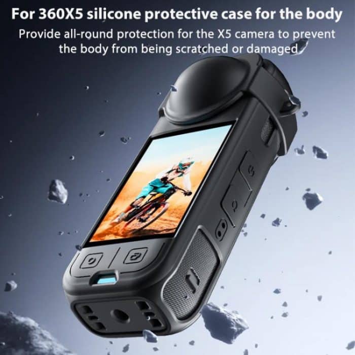 For Insta360 X5 Camera Body Cover Silicone Case with Lens Cover, Silicone Case with Lens Cover – Bild 7