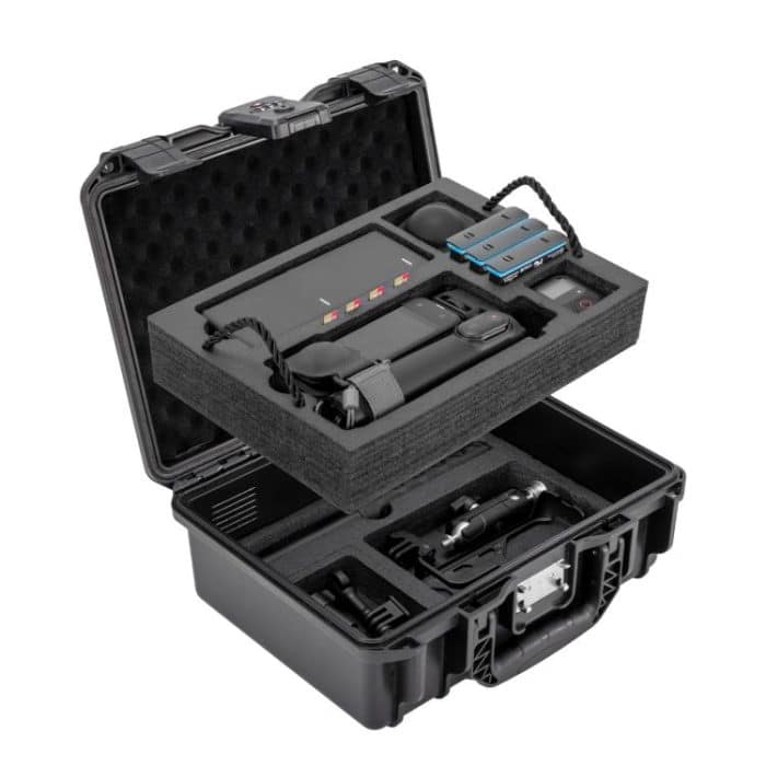 DCA2760B.jpg For Insta360 X5 / X4 STARTRC Combination Lock Waterproof PP Dual-layer Suitcase Storage Box, For Insta360 X5 / X4 – Bild 1