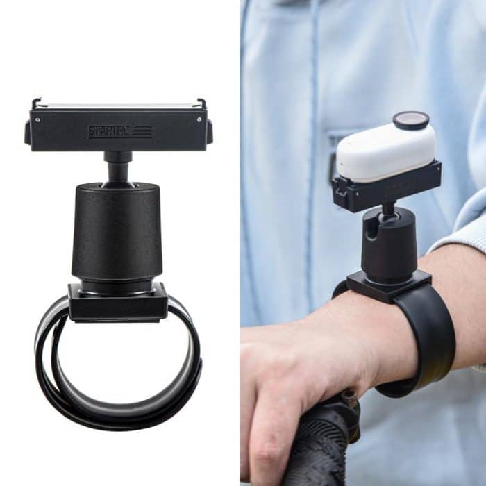 Für Insta360 GO 3S / GO 3 STARTRC Silikon Armband Snap Ring Quick Release Feste Adapter Halterung, Silicone Wristband  Fixed Adapter Mount – Bild 1