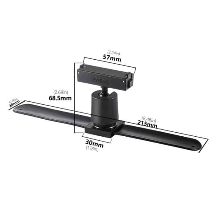 Für Insta360 GO 3S / GO 3 STARTRC Silikon Armband Snap Ring Quick Release Feste Adapter Halterung, Silicone Wristband  Fixed Adapter Mount – Bild 3