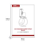 Für Insta360 GO 3S / GO 3 STARTRC Silikon Armband Snap Ring Quick Release Feste Adapter Halterung, Silicone Wristband  Fixed Adapter Mount – Bild 5