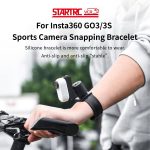 Für Insta360 GO 3S / GO 3 STARTRC Silikon Armband Snap Ring Quick Release Feste Adapter Halterung, Silicone Wristband  Fixed Adapter Mount – Bild 6