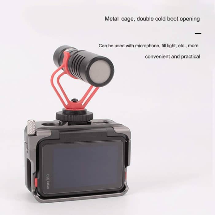 Für Insta360 Ace Pro / Ace Kaninchenkäfigrahmen aus Aluminiumlegierung und Metall, Aluminum Alloy Cage – Bild 5