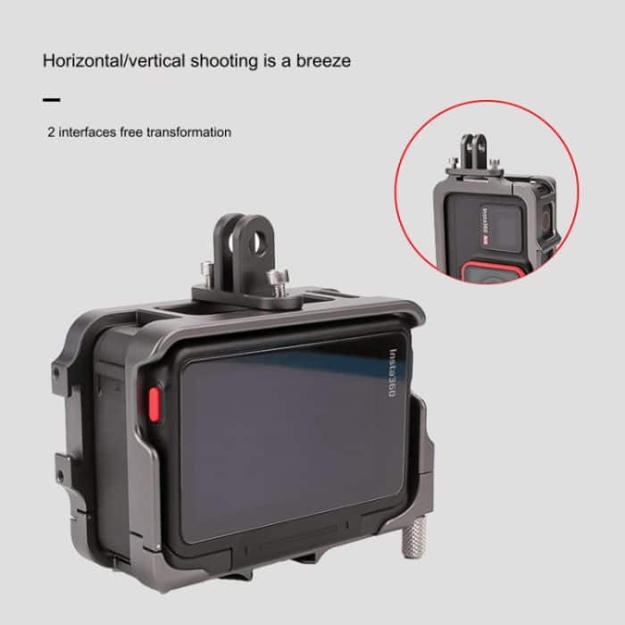 Für Insta360 Ace Pro / Ace Kaninchenkäfigrahmen aus Aluminiumlegierung und Metall, Aluminum Alloy Cage – Bild 6