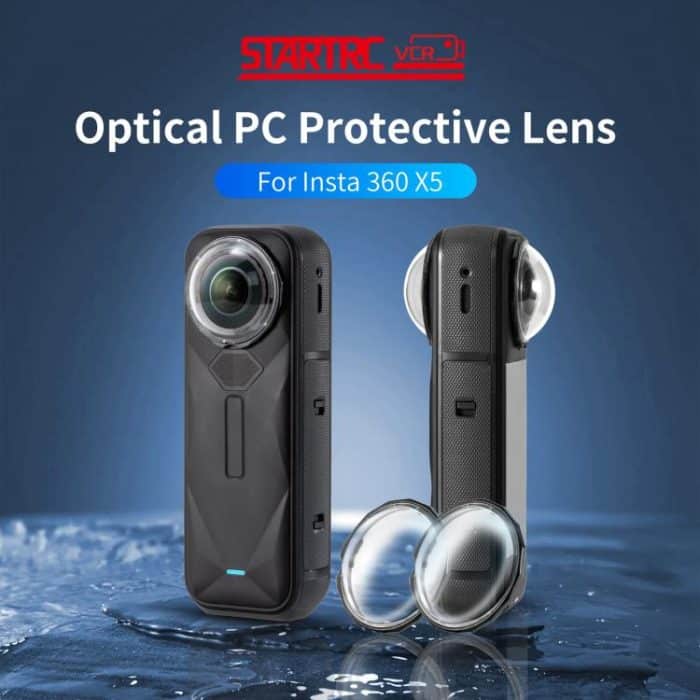 For Insta360 X5 STARTRC Slim Protective Lens Guad PC Lens Cover, Slim PC Lens Cover – Bild 5