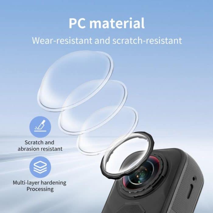For Insta360 X5 STARTRC Slim Protective Lens Guad PC Lens Cover, Slim PC Lens Cover – Bild 9
