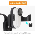 Für Insta360 GO 3S / GO 3 Sunnylife Kameragurt Magnethalterung Drohnenhalterung Silikonarmband Rucksack Streifen, For Insta360 GO 3S / GO 3 – Bild 12