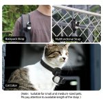 Für Insta360 GO 3S / GO 3 Sunnylife Kameragurt Magnethalterung Drohnenhalterung Silikonarmband Rucksack Streifen, For Insta360 GO 3S / GO 3 – Bild 6