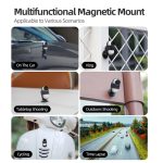 Für Insta360 GO 3S / GO 3 Sunnylife Kameragurt Magnethalterung Drohnenhalterung Silikonarmband Rucksack Streifen, For Insta360 GO 3S / GO 3 – Bild 7