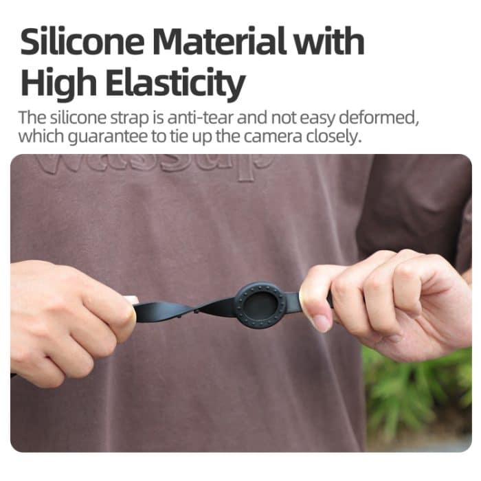 Für Insta360 GO 3S / GO 3 Sunnylife Kameragurt Magnethalterung Drohnenhalterung Silikonarmband Rucksack Streifen, For Insta360 GO 3S / GO 3 – Bild 10