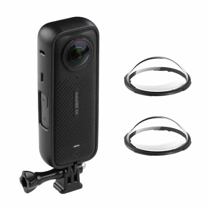 Für Insta360 X4 PC Kunststoff-Schutzrahmen mit PC-Objektivschutz, Frame with PC Lens Cover – Bild 1