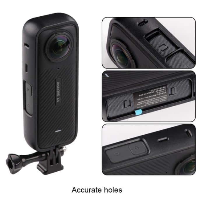 Für Insta360 X4 PC Kunststoff-Schutzrahmen mit PC-Objektivschutz, Frame with PC Lens Cover – Bild 4