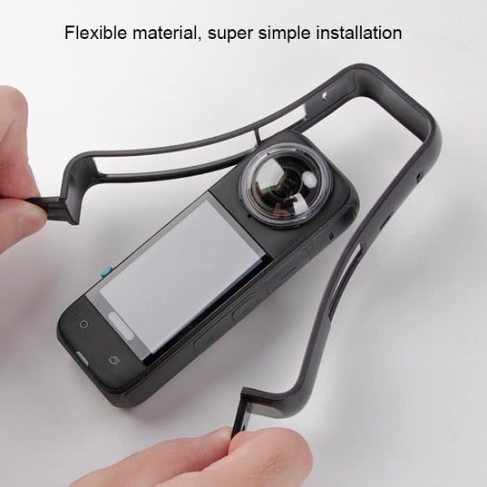 Für Insta360 X4 PC Kunststoff-Schutzrahmen mit PC-Objektivschutz, Frame with PC Lens Cover – Bild 5