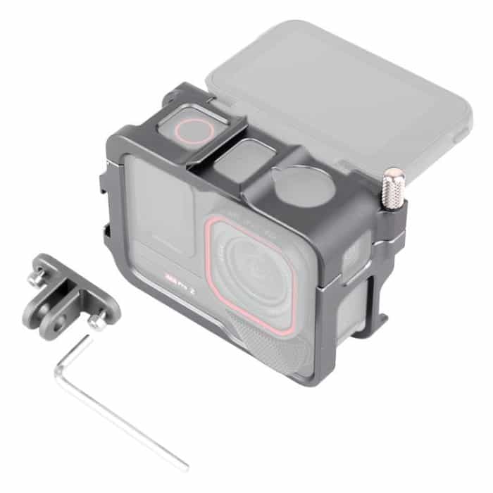 DCA3462.jpg Für Insta360 Ace Pro 2 Metallschutzkäfig-Adapterrahmen – Bild 1