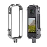 Für Insta360 X4 Sunnylife Metallschutzkäfig-Rig mit Kaltschuhbasen und Stativadapter, Metal Protective Cage