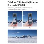 Für Insta360 X4 Sunnylife Metallschutzkäfig-Rig mit Kaltschuhbasen und Stativadapter, Metal Protective Cage – Bild 6