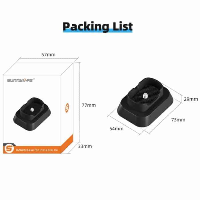 Für Insta360 X4 Sunnylife Desktop-Ständerbasis, Stand Base – Bild 6