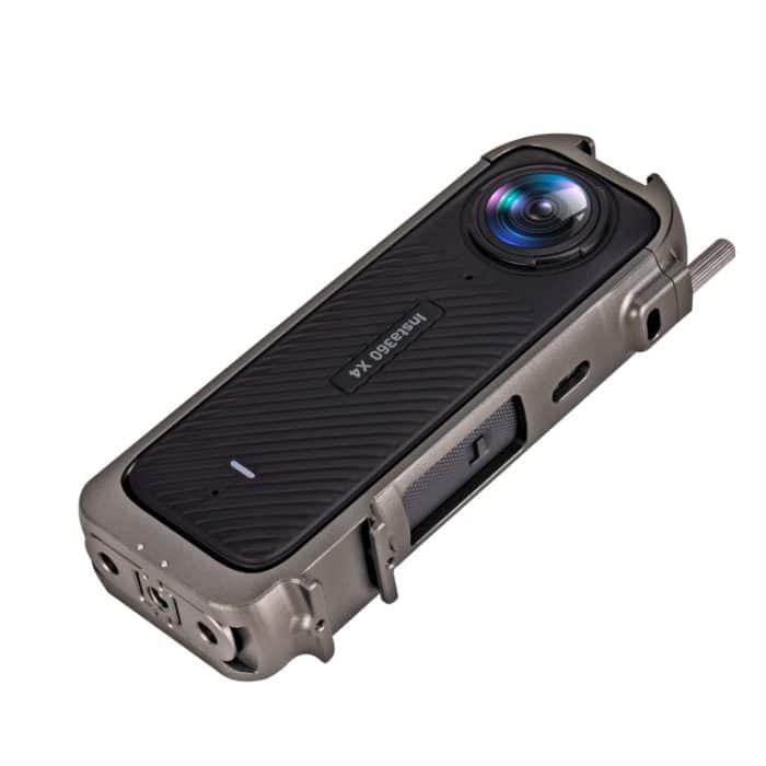 Für Insta360 X4 Metall-Schutzkäfig-Rig-Gehäuserahmen mit erweiterter Kaltschuhbasis und Stativadapter – Bild 5