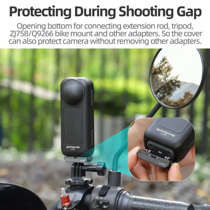 For Insta360 X5 / X4 Sunnylife Integrated Lens Screen Protective Cover Camera Case with Strap – Bild 5