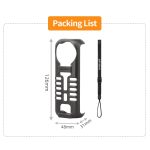 Für Insta360 X4 Sunnylife Graphene Case Schutzhülle mit hoher Wärmeleitfähigkeit und Handschlaufe, Graphene Case – Bild 11