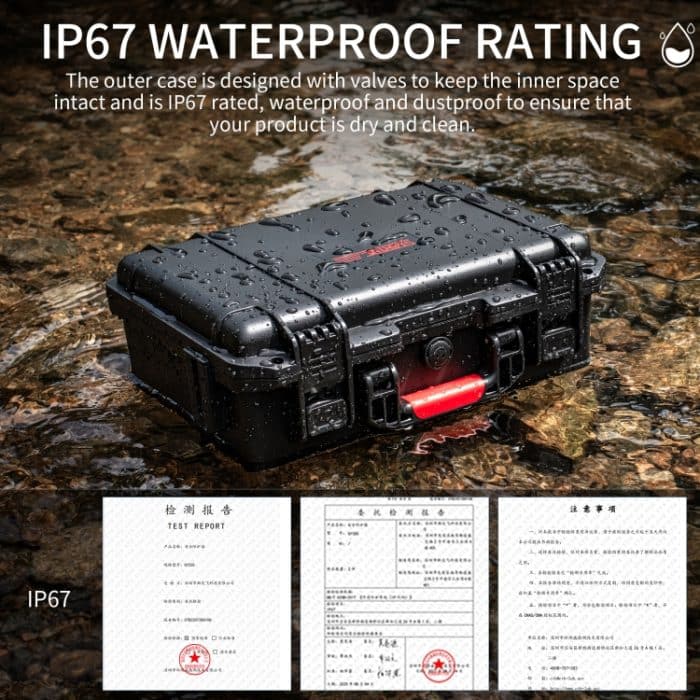 Für Insta360 X4 STARTRC Wasserdichte EVA ABS Dual-layer Koffer Lagerung Box, For Insta360 X4 Diving Version – Bild 4