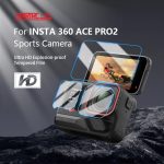 Für Insta360 Ace Pro 2 STARTRC 2 Sets 3 in 1 Hinten & Front Bildschirm + Objektiv Gehärtetem Glas Film – Bild 3