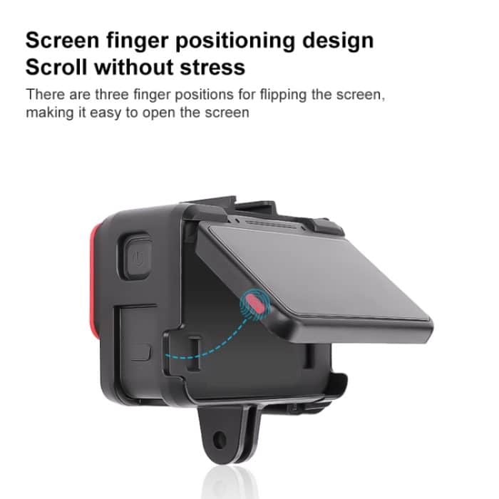 Für Insta360 Ace / Ace Pro PC-Käfig-Erweiterungsadapterrahmen mit zwei Kaltschuhbasen – Bild 5