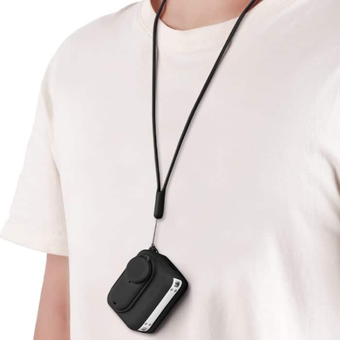 Für Insta360 GO 3 Kameragehäuse Ladehülle Silikonhülle mit Objektivdeckel und Riemen – Bild 8