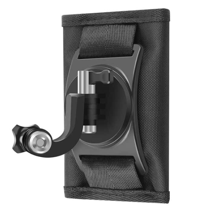 Klettverschluss-Rucksack Rec-Mounts Clip-Klemmhalterung mit Schraube für GoPro, Insta360, DJI und andere Actionkameras – Bild 2