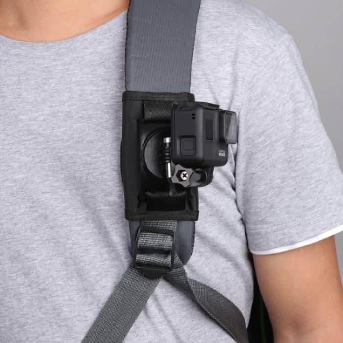 Klettverschluss-Rucksack Rec-Mounts Clip-Klemmhalterung mit Schraube für GoPro, Insta360, DJI und andere Actionkameras – Bild 10