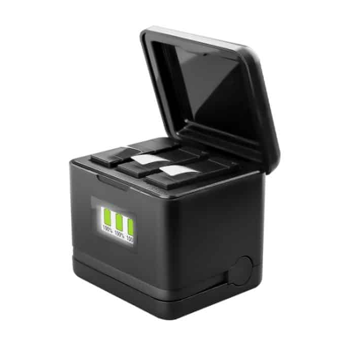 Für Insta360 Ace Pro Tri-Batterie Lade Box Batterie Lagerung Fall – Bild 1