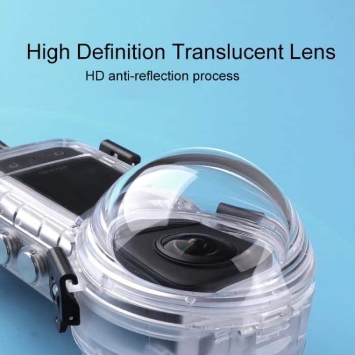 Für Insta360 X3 Kamera 50 m wasserdichtes, versiegeltes Tauchgehäuse, For Insta360 X3 50m Waterproof – Bild 3