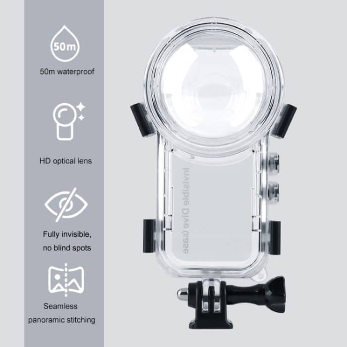 Für Insta360 X3 Kamera 50 m wasserdichtes, versiegeltes Tauchgehäuse, For Insta360 X3 50m Waterproof – Bild 5