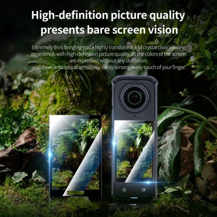 Für Insta360 X4 STARTRC 2 Stück HD-Hartglasfolie, For Insta360 X4 – Bild 4