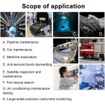 F99 HD-Handy-Endoskop, 8 mm wasserdichtes Rohrendoskop, WLAN-Version, fest verkabelt, Länge: 10 m, Length: 10m – Bild 9