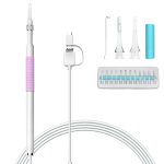 I98 1,3 Millionen HD Visual Earwax Clean Tool Endoskop-Endoskop mit 6 LEDs, Linsendurchmesser: 5,5 mm