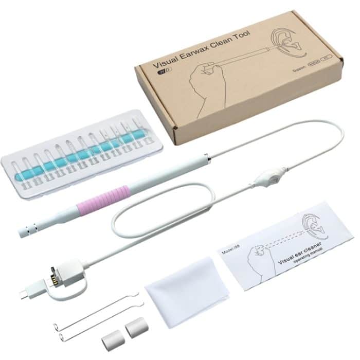 I98 1,3 Millionen HD Visual Earwax Clean Tool Endoskop-Endoskop mit 6 LEDs, Linsendurchmesser: 5,5 mm – Bild 9