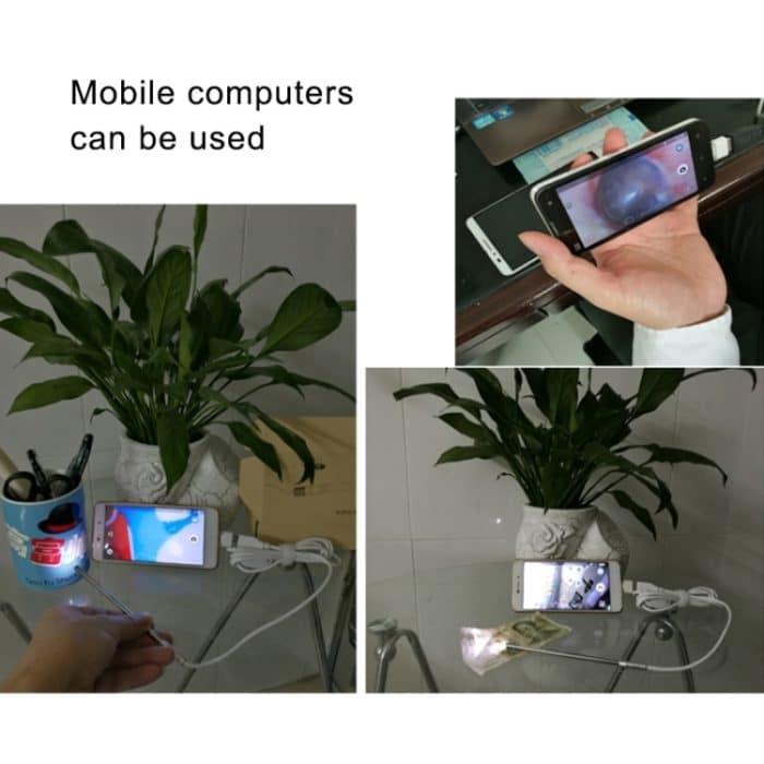 0,3 Millionen USB Digitalmikroskop mit 6 LEDs, Linsendurchmesser: 4,9 mm – Bild 5