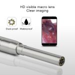 1MP HD Visual Endoskop mit Endnasenzahnendoskop und 6 LEDs, Linsendurchmesser: 5,5 mm – Bild 3