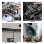 P30 5,5 mm, IP67, wasserdicht, 4,3 Zoll HD, tragbares Endoskop, Hartkabel, Industrie-Endoskop, Kabellänge: 5 m, 5m, 5m (Blue) – Bild 11