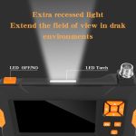 P30 8 mm IP67 Wasserdichtes tragbares 4,3-Zoll-HD-Endoskop mit Schlangenrohr Industrie-Endoskop, Kabellänge: 3 m – Bild 4