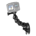 Saugnapfbacken Flex-Klemmhalterung für GoPro Hero11 Black / HERO10 Black /9 Black / HERO8 Black /7/6/5/5 Session /4 Session /4/3+ /3/2/1, DJI Osmo Action, Xiaoyi und andereActionkameras, Jaws Flex Clamp