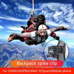 RUIGPRO 360-Grad-Drehung Rucksack Rec-Mounts Clip-Klemmhalterung mit Schraube für GoPro, Insta360, DJI und andere Action-Kameras (schwarz) – Bild 13