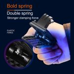 RUIGPRO 360-Grad-Drehung Rucksack Rec-Mounts Clip-Klemmhalterung mit Schraube für GoPro, Insta360, DJI und andere Action-Kameras (schwarz) – Bild 9