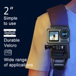 RUIGPRO Klettverschluss Rucksack Rec-Mounts Clip Klemmhalterung mit Schraube für GoPro HERO9 Black / HERO8 Black /7/6/5/5 Session /4 Session /4/3+ /3/2/1, DJI Osmo Action, Xiaoyiund andere Actionkameras, Hook and Loop Fastener Clip – Bild 13